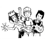 Dibujo para colorear Muchachos Rockeros Para Colorear