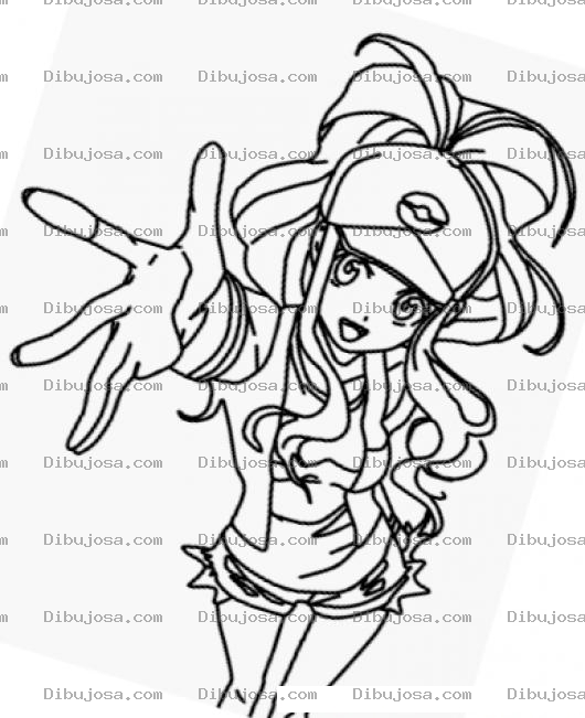 Dibujo para colorear Tumadre Dibujo De Chica Sacando La Madre Con La Mano Para Pintar Y Colorear