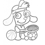 Dibujo para colorear Dibujo De Doki De Discovery Kids Para Pintar Y Colorear