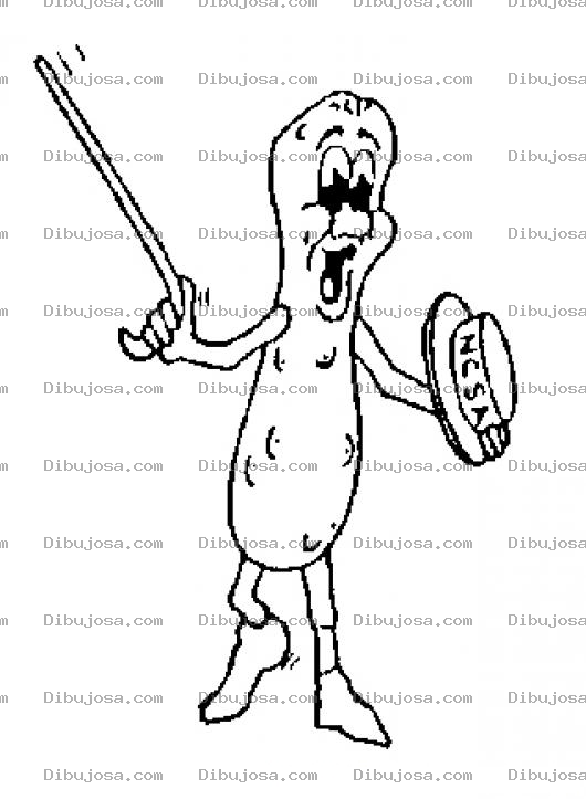 Dibujo para colorear Mister Manias Para Pintar Y Colorear Al Senor Peanuts O Mrpeanuts