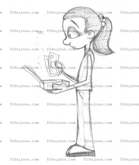 Dibujo para colorear Cajachica Dinero De Caja Chica Para Pintar Y Colorear