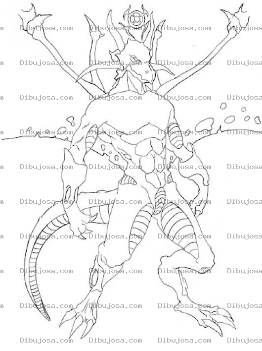 Dibujo para colorear Hombredragon Dibujo De Hombre Dragon Para Pintar Y Colorear Dragonhombre
