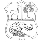 Dibujo para colorear Escudoperuano Dibujo Del Escudo Peruano Para Pintar Y Colorear Escudo Nacional De Peru