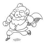 Dibujo para colorear Superabuelo Dibujo Del Super Abuelo Con Capa Para Pintar Y Colorear