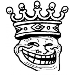 Dibujo para colorear Reymeme Dibujo Del Rey Meme Para Pintar Y Colorear Memerey Meme Con Corona De Oro
