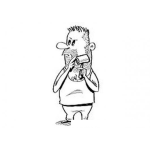 Dibujo para colorear Hoja De Afeitar Dibujo De Hombre Rasurandose Para Pintar Y Colorear Rasuradora