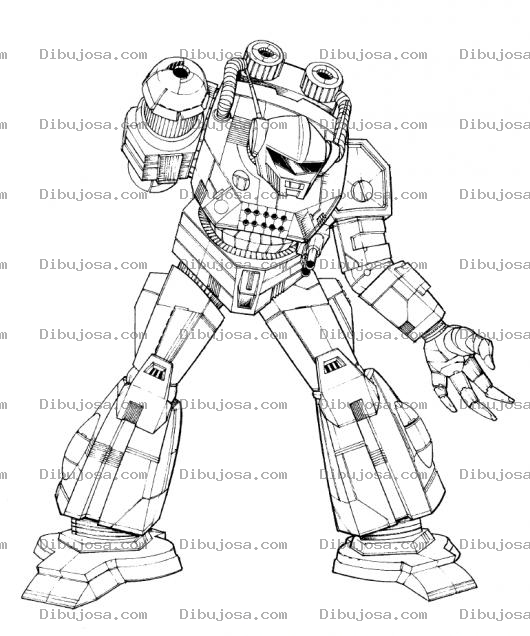 Dibujo para colorear Dibujo De Robottransformer Para Pintar Y Colorear