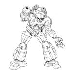 Dibujo para colorear Dibujo De Robottransformer Para Pintar Y Colorear