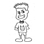 Dibujo para colorear Patojo Picaro Para Pintar Y Colorear