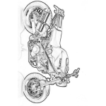 Dibujo para colorear Dibujo De Moto Ducati Para Colorear Y Pintar