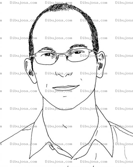 Dibujo para colorear Hombre De 30 Anos Para Pintar Y Colorear