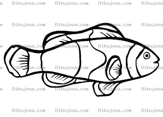 Dibujo para colorear Dibujo Del Papa De Nemo Para Pintar Y Colorear