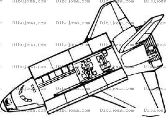 Dibujo para colorear Colorear Avion De La Nasa