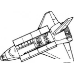 Dibujo para colorear Colorear Avion De La Nasa