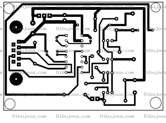 Dibujo para colorear Dibujo De Una Placa Electronica Para Pintar Y Colorear Placa De Circuito Electrico
