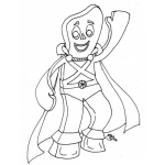 Dibujo para colorear Super Galleta De Jengibre Para Colorear