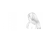 Dibujo para colorear Dibujo De Mujer Con Dolor De Hombre Para Pintar Y Colorear Dolor En Espalda Alta