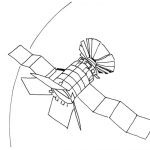 Dibujo para colorear Colorear Satelite