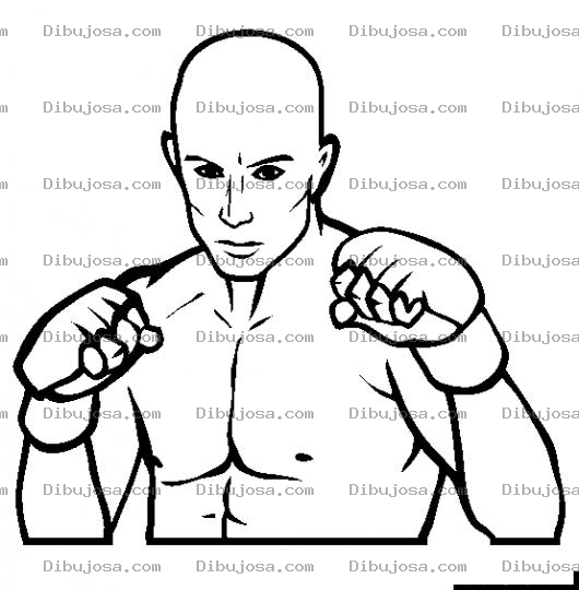 Dibujo para colorear Georgestpierre Coloring Page Dibujo De George Saint Pierre Para Pintar Y Colorear