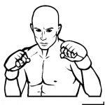 Dibujo para colorear Georgestpierre Coloring Page Dibujo De George Saint Pierre Para Pintar Y Colorear
