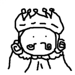 Dibujo para colorear Dibujo De Un Rey Con El Bigote Acolochado Para Pintar Y Colorear