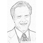 Dibujo para colorear Mitt Romney Governor Of Massachusetts Coloring Page