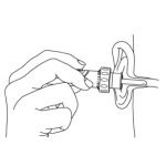 Dibujo para colorear Dibujo De Gotas Para Los Oidos Para Pintar Y Colorear Gotero De Oido