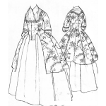 Dibujo para colorear Colorear Vestidos Antiguos Largos Y Elegantes