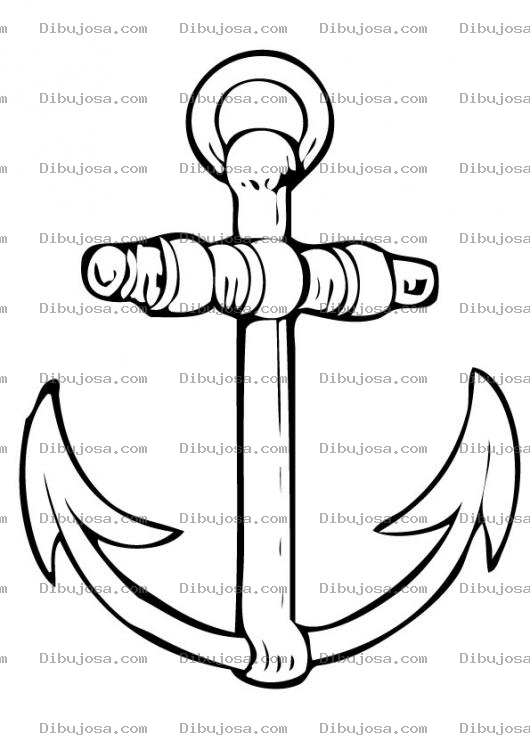 Dibujo para colorear Colorear Ancla