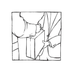 Dibujo para colorear Maletin Entregado Dibujo De La Entrega De Un Maletin Con Pisto Para Pintar Y Colorear