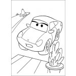 Dibujo para colorear Dibujo De Carro Cars Para Pintar Y Colorear