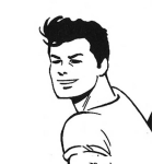 Dibujo para colorear Dibujo De Chico Pelo Negro Para Pintar Y Colorear