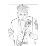 Dibujo para colorear Corey Haim Para Colorear Y Pintar