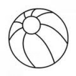 Dibujo para colorear Colorear Pelota De Playa