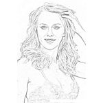 Dibujo para colorear Naomi Watts Coloring Page Para Pintar