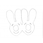 Dibujo para colorear Colorear Conejitos Siameses