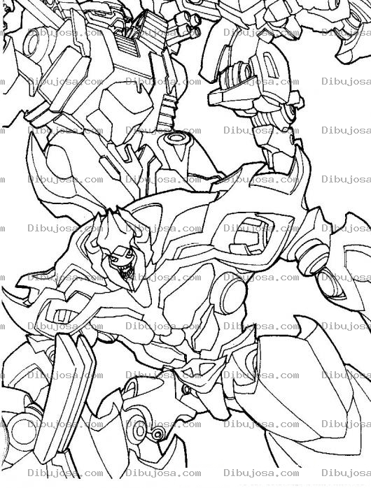 Dibujo para colorear Colorear Transformers