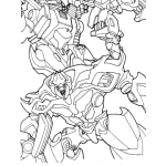 Dibujo para colorear Colorear Transformers