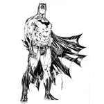Dibujo para colorear Colorear A Batman