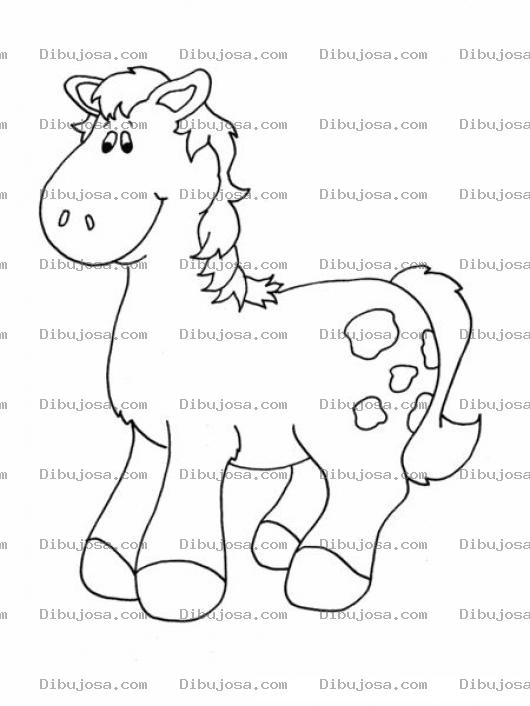 Dibujo para colorear Pintar Pony