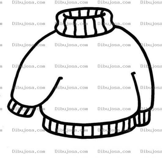 Dibujo para colorear Colorear Sueter De Nino