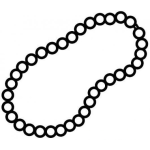 Dibujo para colorear Colorear Collar De Perlas