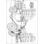 Dibujo para colorear Brum en la Ciudad