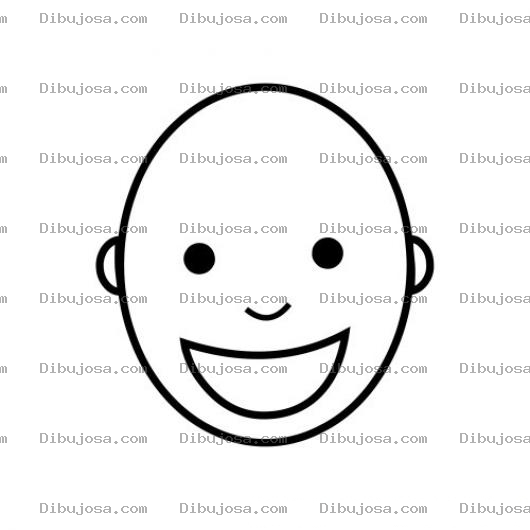 Dibujo para colorear Colorear Carita Feliz
