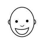 Dibujo para colorear Colorear Carita Feliz