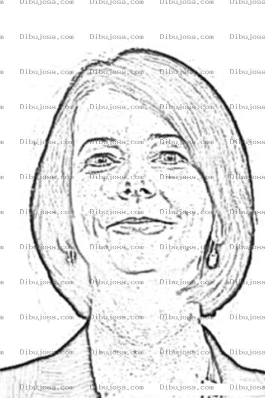 Dibujo para colorear Julia Eileen Guillard Coloring Page Primer Ministra De Australia Para Pintar