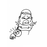 Dibujo para colorear Colorear Quebradura Brazo Quebrado