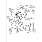 Dibujo para colorear Dibujo Del Inspector Gadget