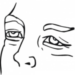 Dibujo para colorear Colorear Cara De Hombre Cansado