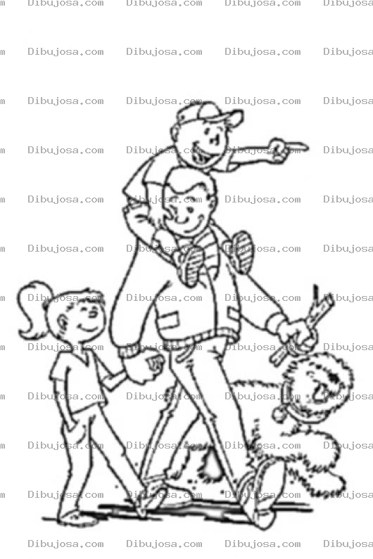 Dibujo para colorear Dia Del Padre Para Colorear